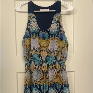 Bisou Bisou Snake print hi-lo dress